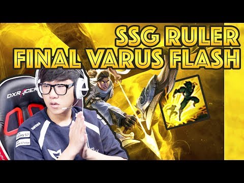 SSG Ruler 4.5 Million Dollar Varus Flash ! Final Fight SKT T1 Crumble LoL Worlds 2017