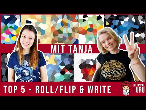 Top 5 - Roll / Flip & Write mit Tanja
