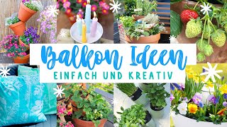 6 besondere Balkon Ideen | DIY Balkon einfach gestalten mit wenig Geld | TRYTRYTRY