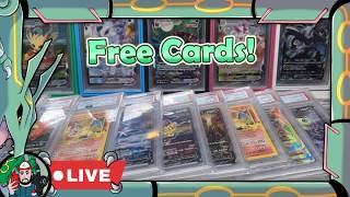LIVE Pokemon Card Shop - Pitch Black - Slabs and Singles - PSA Slabs!