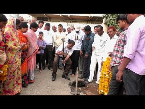 प्रभाग १८ मध्ये रस्त्याच्या कामाचा शुभारंभ