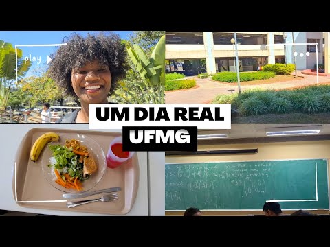 Como é passar um dia na UFMG? Bandejão + Aulas (Curso de MATEMÁTICA)