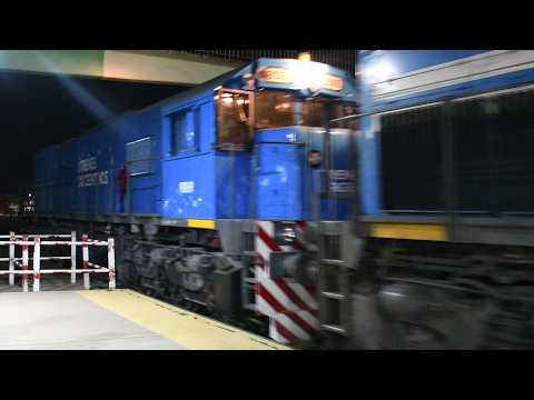[4K] EMD GT-22CW A.916 y 9069 livianas llegando a Marcos Juárez!!!!!!