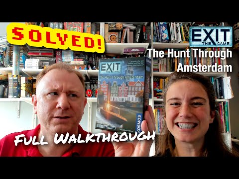 Solved! Exit the Game: The Hunt Through Amsterdam: full walkthrough & solution - Dr Gareth and Laura