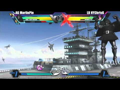 UMVC3 AG MarlinPie vs LB NYChrisG - Curleh Mustache 2 Exhibition