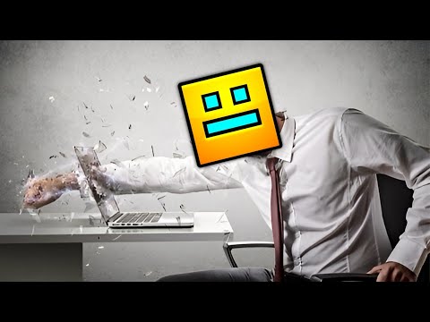 asian man rages at cube game