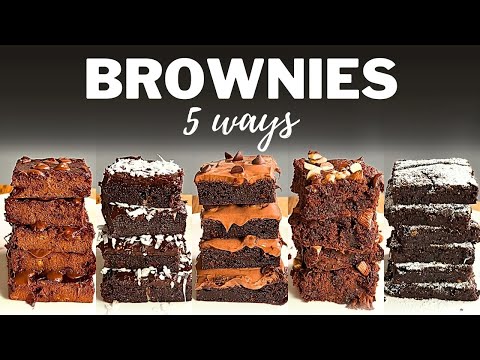 HEALTHY BROWNIES » 5 Easy Recipes for Healthier Brownies | You'll Never Guess the Ingredients!