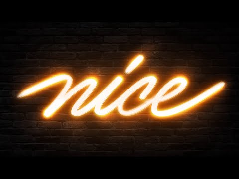 Photoshop Tutorials - Light Painting Text Effect || Glowing Text Effect in Photoshop