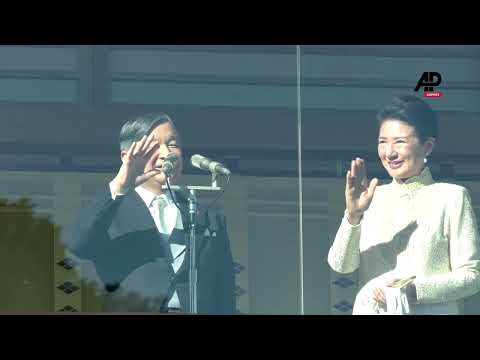 Japan’s Emperor wishes world peace at New Year’s public greeting