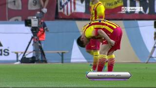 preview picture of video 'Messi se retiró lesionado por problemas musculares :Supercopa de España 2013'