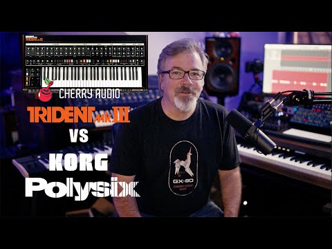 Cherry Audio Trident MK III vs Korg PolySix