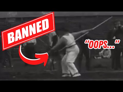 THE SPINNING JAVELIN - Banned Javelin Technique