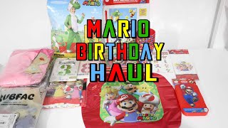 Super Mario Birthday Haul