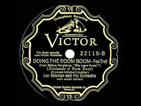1929 Leo Reisman - Doing The Boom Boom (Lew Conrad, vocal)