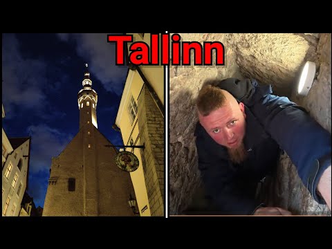 Kävellään Tallinnan kaupunginmuureilla.