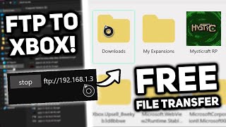 How to EASILY Set Up an FTP Server on Xbox! Transfer Files for FREE! Add-ons, Photos, Videos & More!