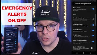 Samsung Galaxy How to Turn On and Off Emergency Alerts