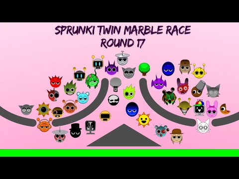 SPRUNKI Twin Marble Race - Which team will win? - Round 17
