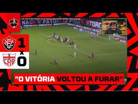 CASIMIRO REAGE I VITÓRIA 1X0 CRB PELA SÉRIE B 2023