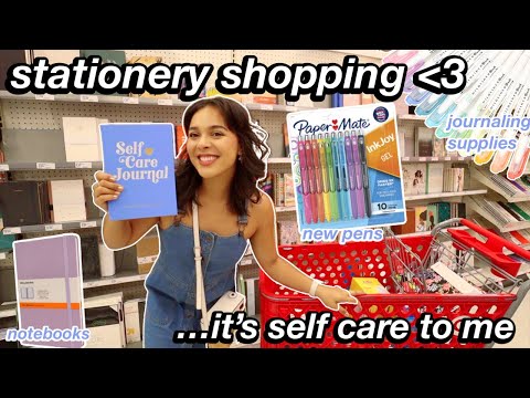 school supply shopping vlog at TARGET & haul | back to school essentials :)