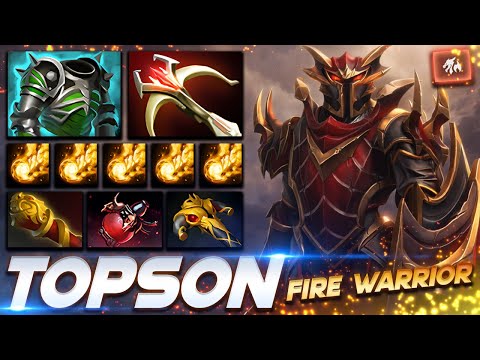 Topson Dragon Knight Fire Warrior - Dota 2 Pro Gameplay [Watch & Learn]