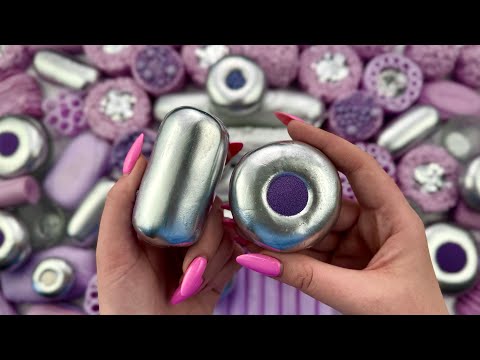 ASMR Clay cracking | Crushing soap boxes with foam | Peeling off the film | Cutting soap cubes