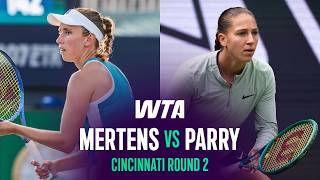 Elise Mertens vs. Diane Parry | 2026 Cincinnati Round 2 | WTA Match Highlights