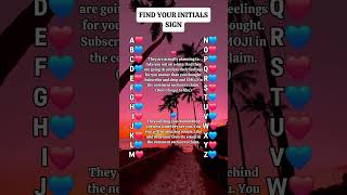 Find your initials sign #shorts #initials #youtubeshorts