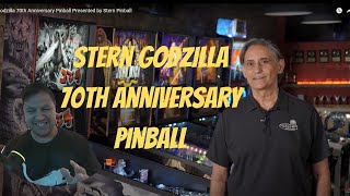 Godzilla 70th Anniversary Pinball from Stern looks amazing!