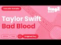 Taylor Swift - Bad Blood (Acoustic Karaoke)