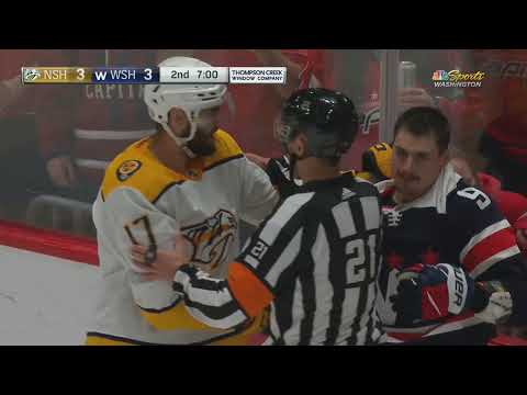 Nashville Predators Vs Washington Capitals Scrum