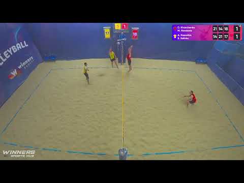 15:45 D.Kharchenko / M.Horobets - A.Pasazhin / S.Zalizko |Winners Beach Volleyball