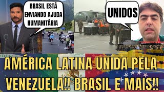 Brasil Encabeça Ação De Ajuda Humanitária Para Venezuela!! Brasil, México, Colômbia Unidos 