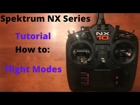 Spektrum NX Setup: How to Setup Flight Modes-Basic (NX6/NX8/NX10)