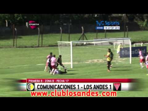 Comunicaciones 1 - Los Andes 1 | Fecha 17 - Primera B Transición 2014 - 22.10.2014