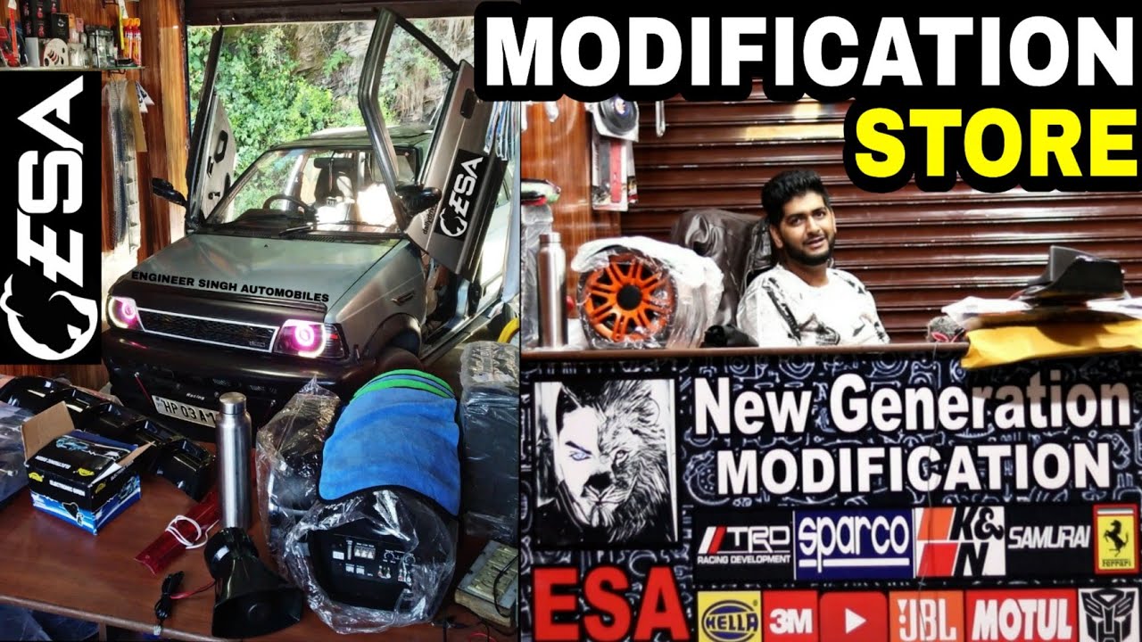 Modified Maruti 800 Accessories by Engineer Singh Automobiles | ESA Shimla | Maruti 800 Modification