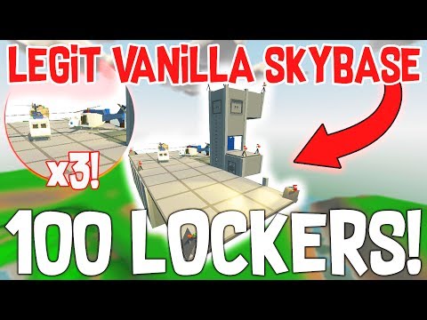 ACTUALLY "LEGIT VANILLA SKYBASE" RAID! 👌🔥 CRAZY LOOT! | Unturned Vanilla Base Raid