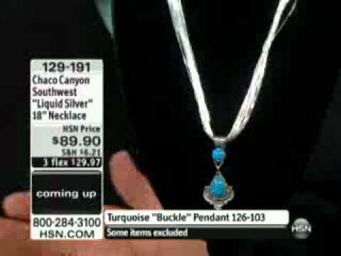 Chaco Canyon Southwest "Liquid Silver" 18" Necklace  Chaco Canyon Southwest