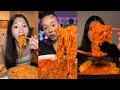 TIKTOK MUKBANG COMPILATION P2 BULDAK RAMEN CHEESY CHICKEN IMITATION CRAB SAMYANG NOODLES