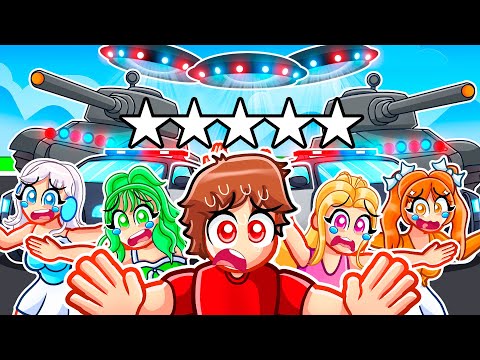We Attempted To Survive 5 Stars In GTA 5…