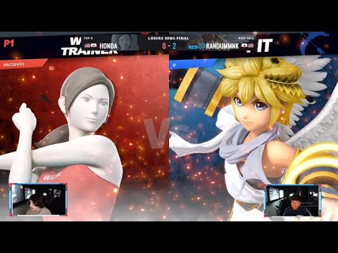 BYOG #34 | Honda (Wii Fit Trainer) Vs. RandumMNK (Pit) | Top 8 Losers Semi-Final