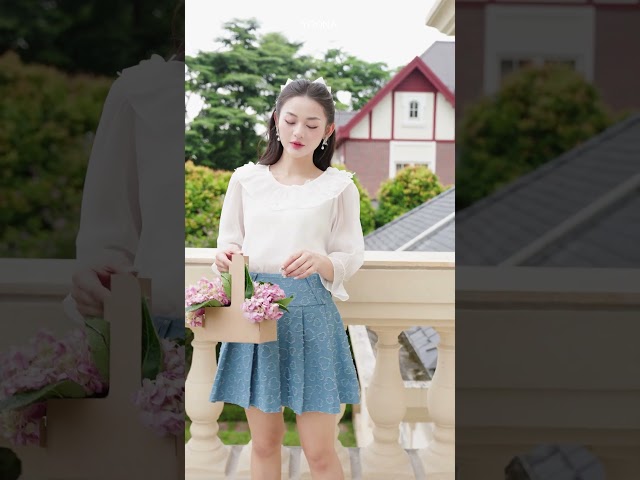 NT8X203 - Juyp denim họa tiết tim