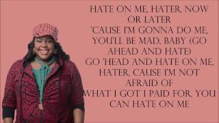 Glee 1x07 - Hate on me [with lyrics]
