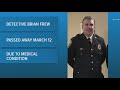 Bainbridge Township police detective Brian Frew dies unexpectedly after 23 years of service