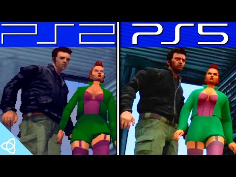 Grand Theft Auto III [GTA 3] - PS2 Original vs. PS5 Definitive Edition (Latest Update)| Side by Side