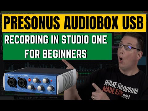 Presonus AudioBox USB | How To Get Started | For Beginners
