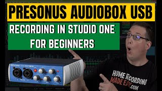 Video thumbnail for Presonus AudioBox USB | How To Get Started | For Beginners by Home Recording Made Easy
