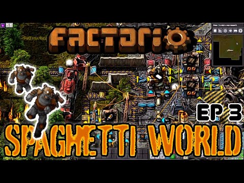 FACTORIO SPAGHETTI-WORLD with JD Plays & Poober | The Spaghetti Grows - Episode 3 @JDPlays