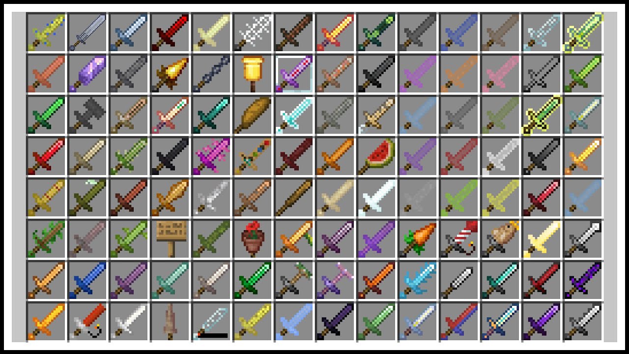 Custom Swords Data Pack 1.19.2, 1.19.1