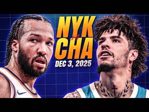 New York Knicks vs Charlotte Hornets - FULL GAME HIGHLIGHTS | December 3, 2025 NBA Season